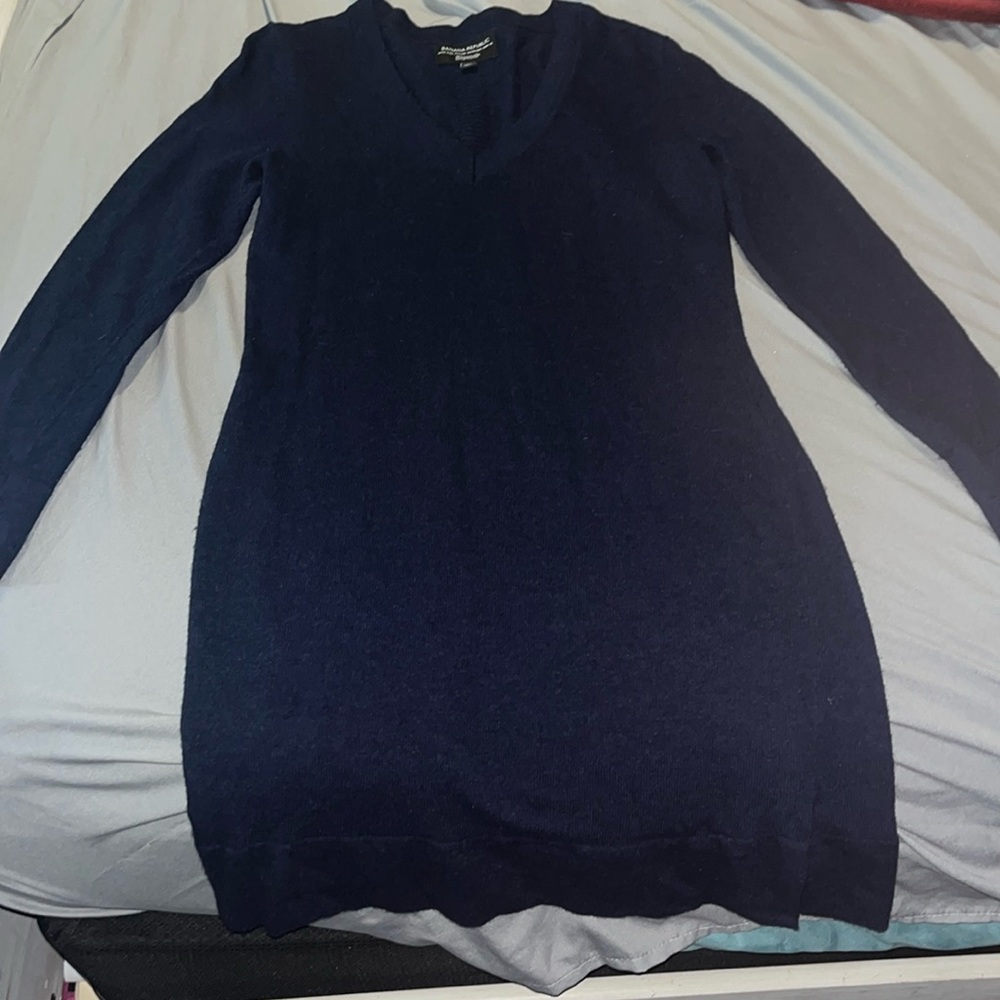 Banana Republic Navy Sweater Dress Size XS